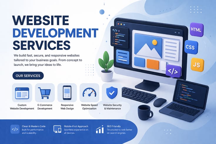Professional Website Development Services _ Custom & Responsive Web Solutions